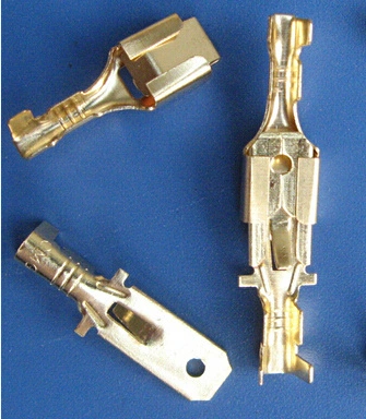 Custom Stamping Brass Cable Power Waterproof Connector 1