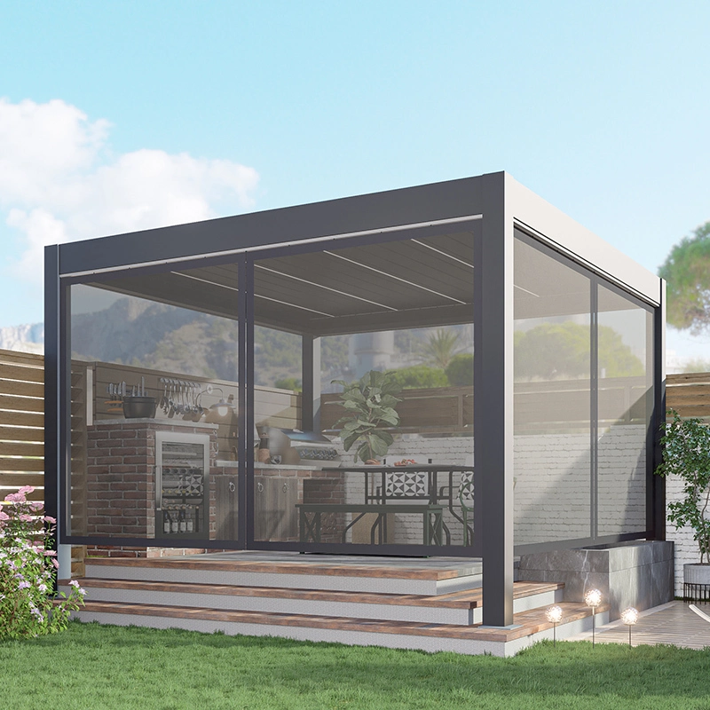 Average Cost of Aluminum Pergola - for Building - LIHUE 4