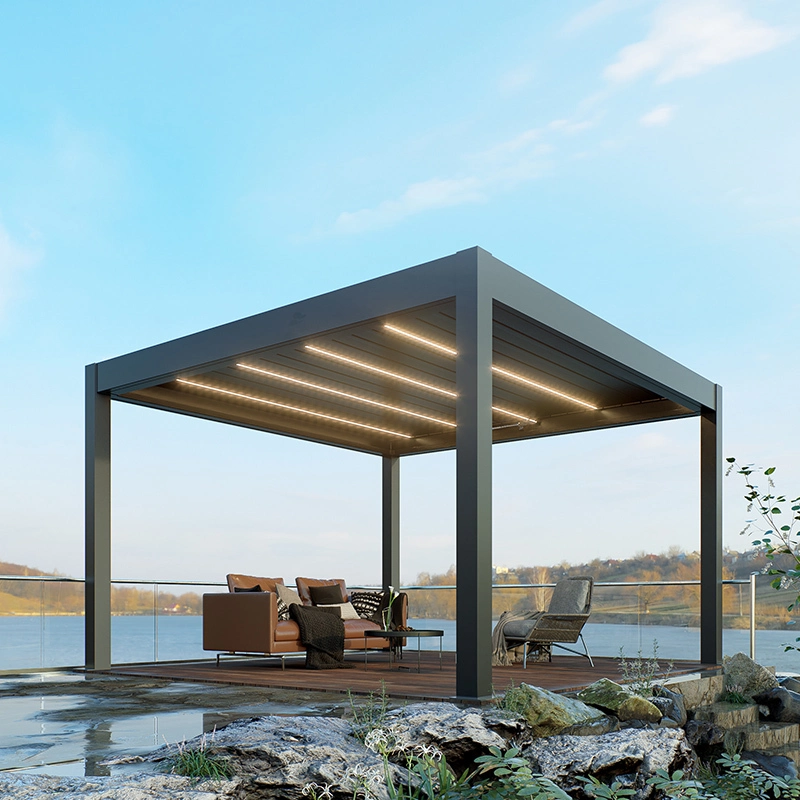 Average Cost of Aluminum Pergola - for Building - LIHUE 2