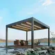 8x10 Aluminum Pergola for Building Modern design 2