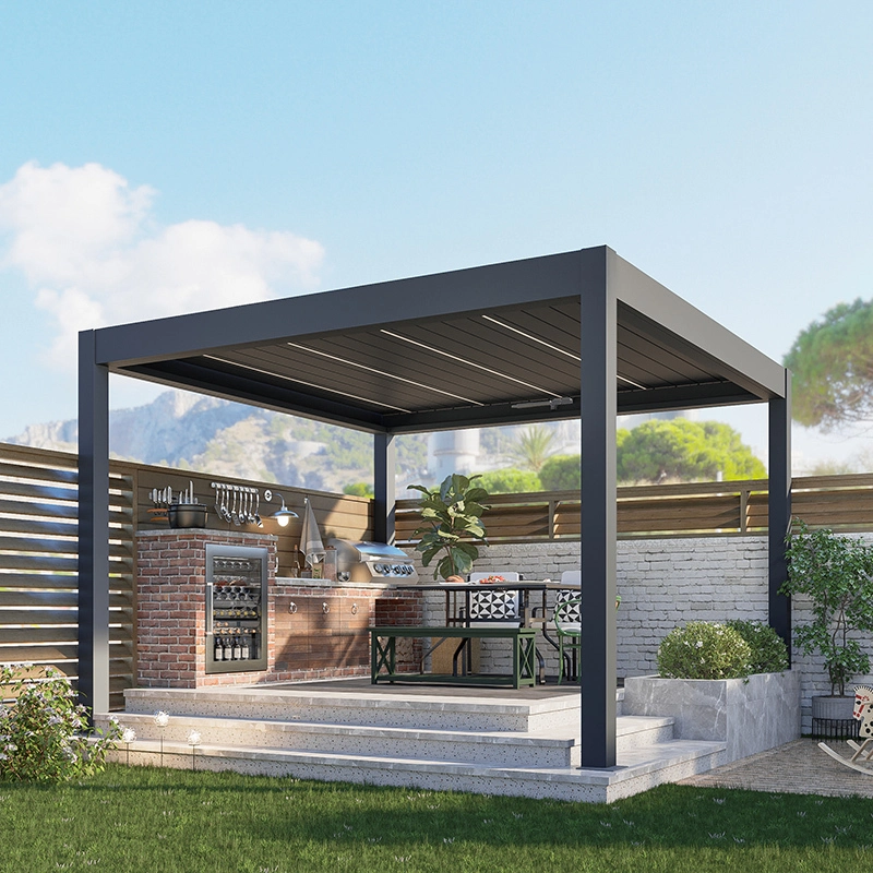 Average Cost of Aluminum Pergola - for Building - LIHUE 5