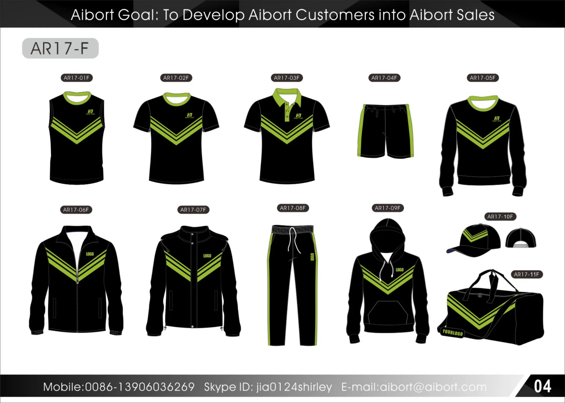 Aibort Teamwear Uniforms for Person - 4
