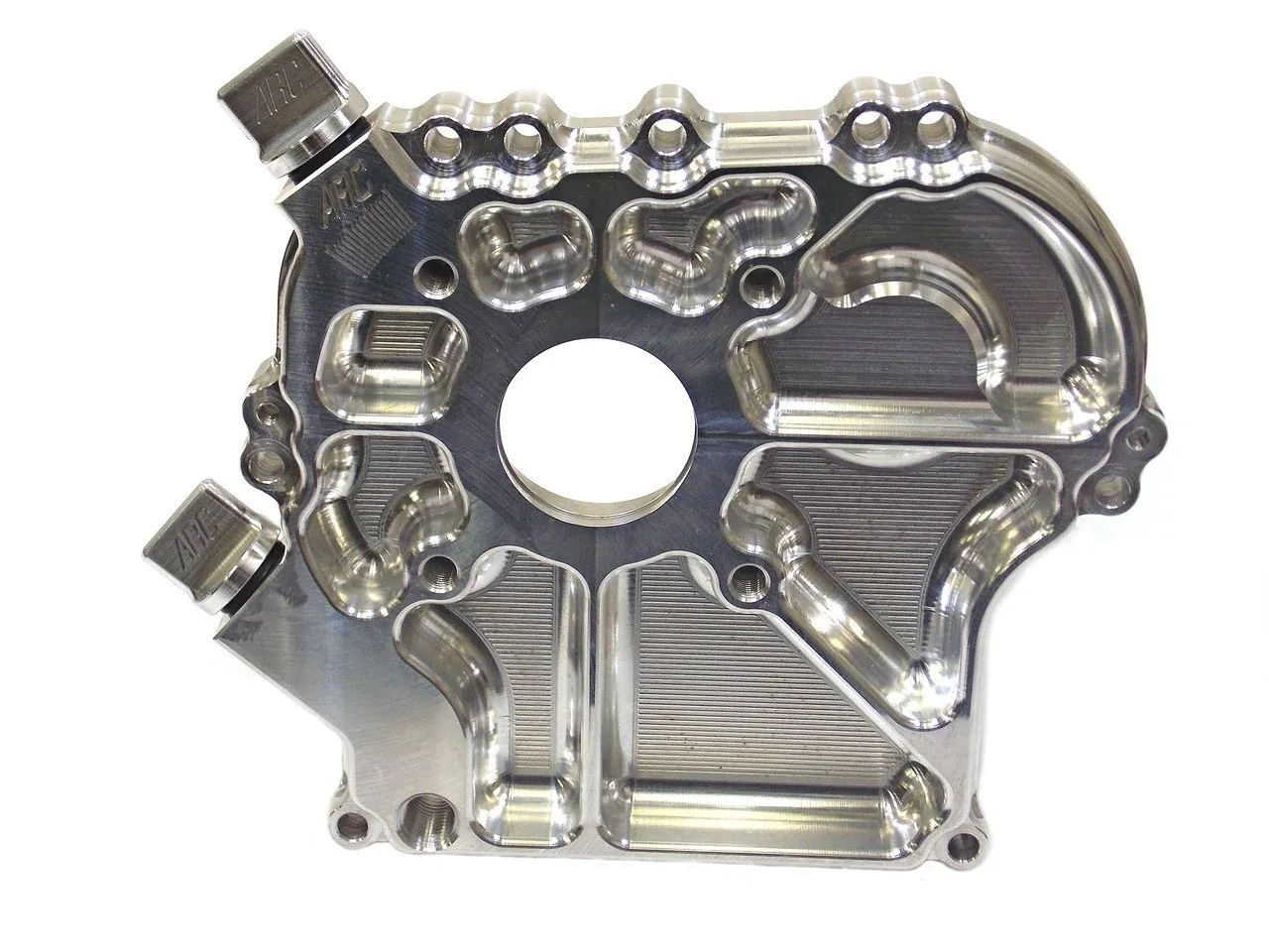 5 Axle CNC Machining Aluminum 6061 Engine Stator Side Cover Crankcase 1