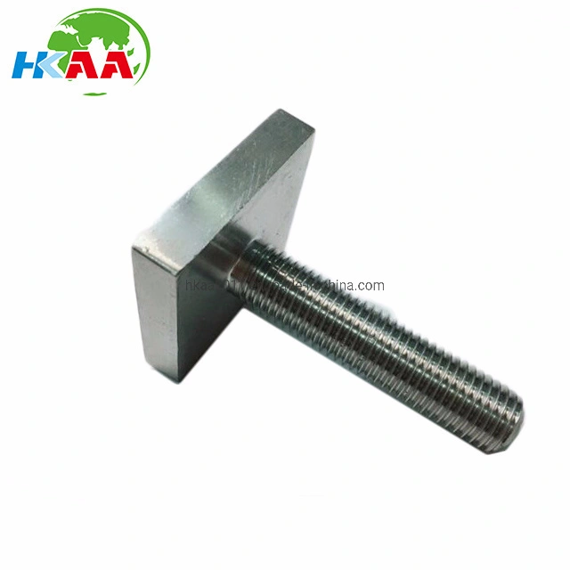 CNC Machining Nickel Cooper Monel400 Square Bolt Fastener 1