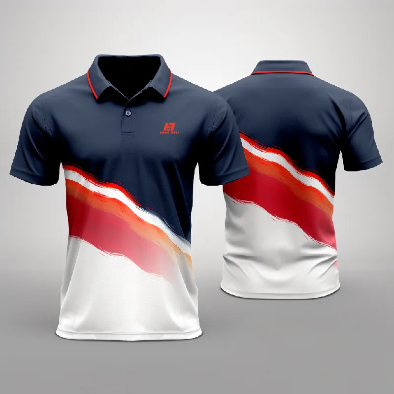 Hot Sport Polo Shirts Wholesale 100%polyester Aibort Brand 4