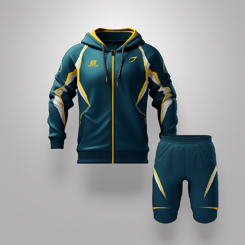 Full Zip Custom Sport Hoodie For Oversized Team - Aibort Sport 6