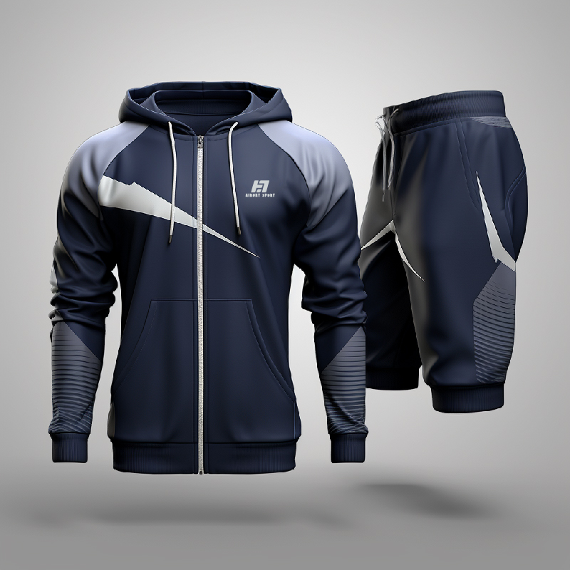 Full Zip Custom Sport Hoodie For Oversized Team - Aibort Sport 4