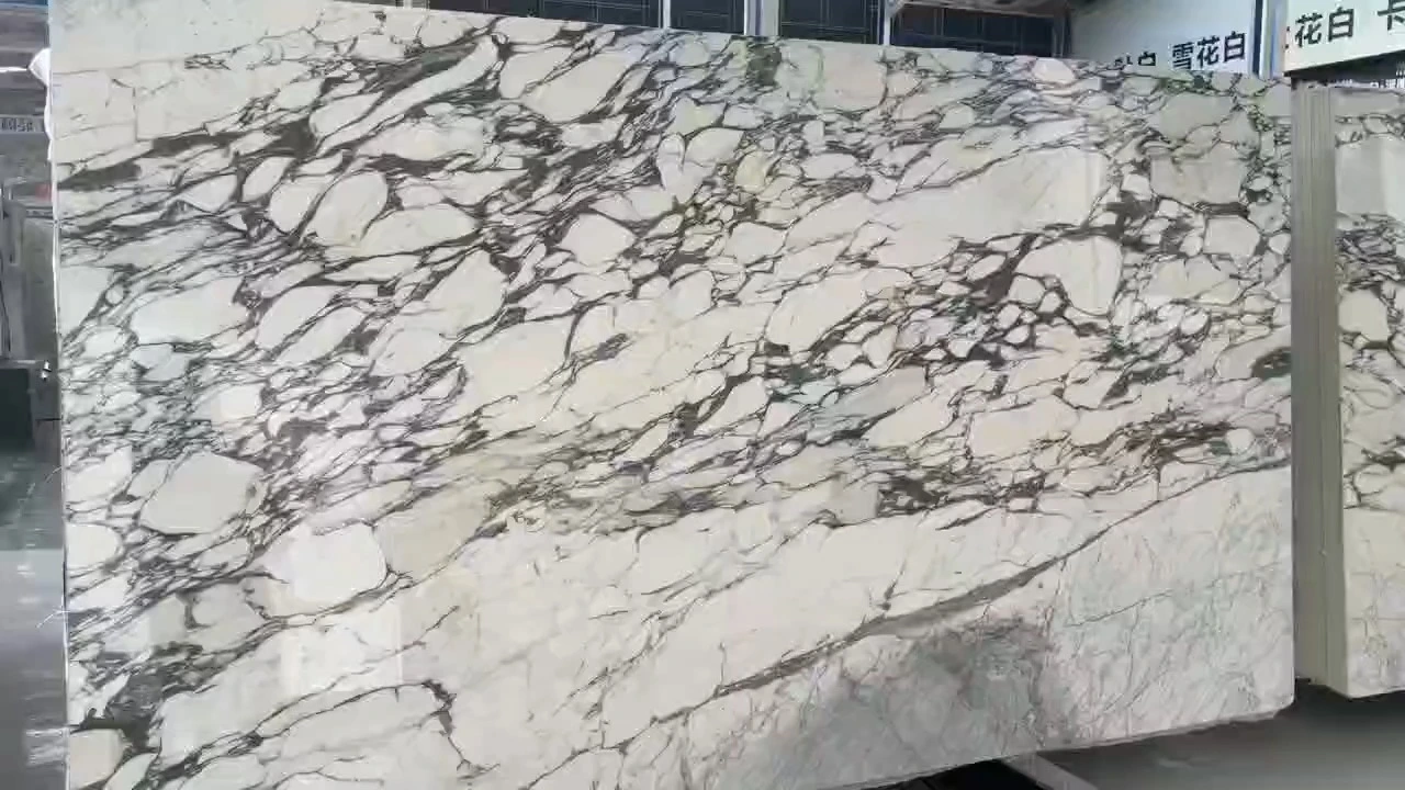 Weiße Marmorplatte aus Arabescato corchia 1