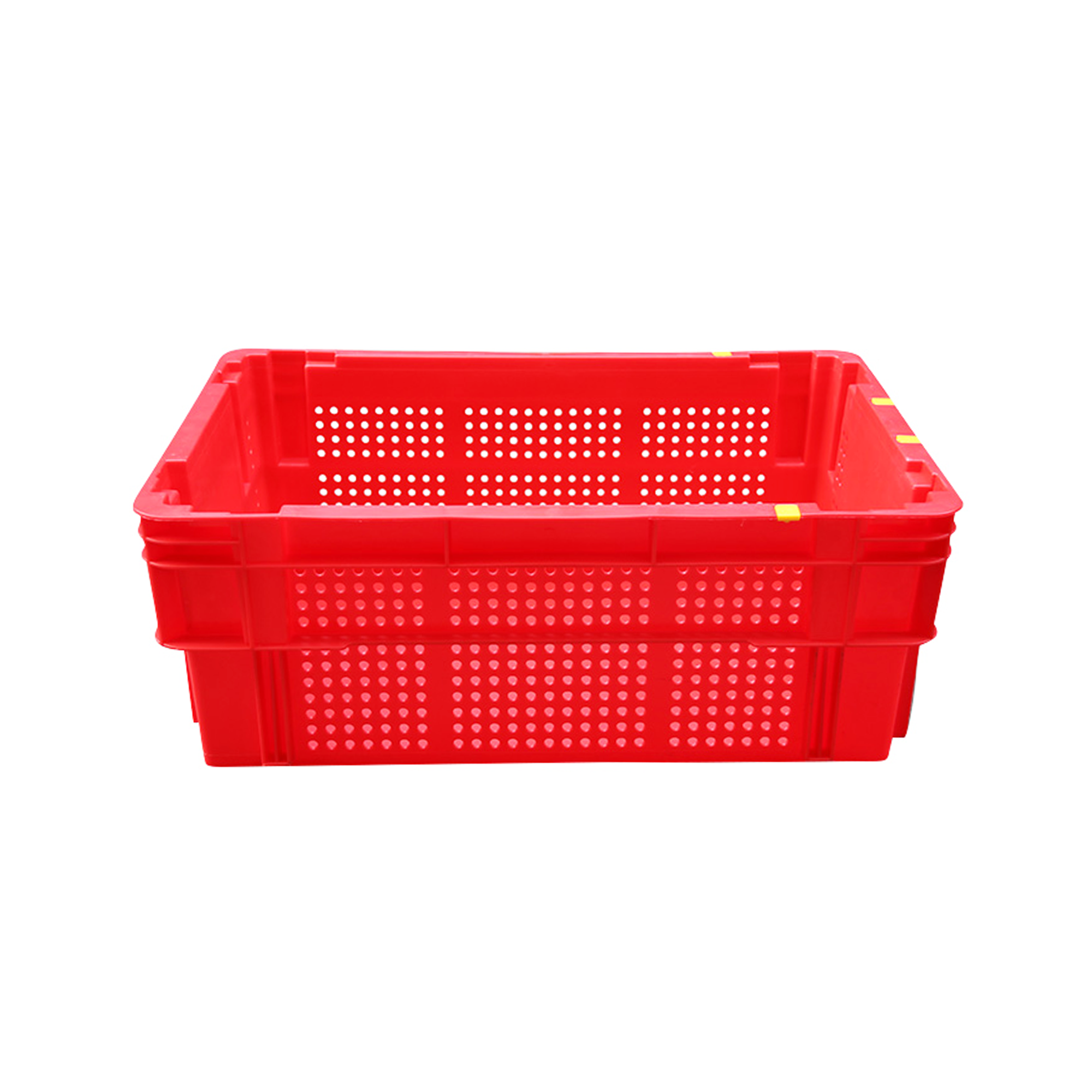 6423 Logistic Harvest Mesh Tsiv Crates Yas Zaub Zaub Txiv Hmab Txiv Ntoo Ntses Ventilated cia Basket Nestable Thiab Stackable 2