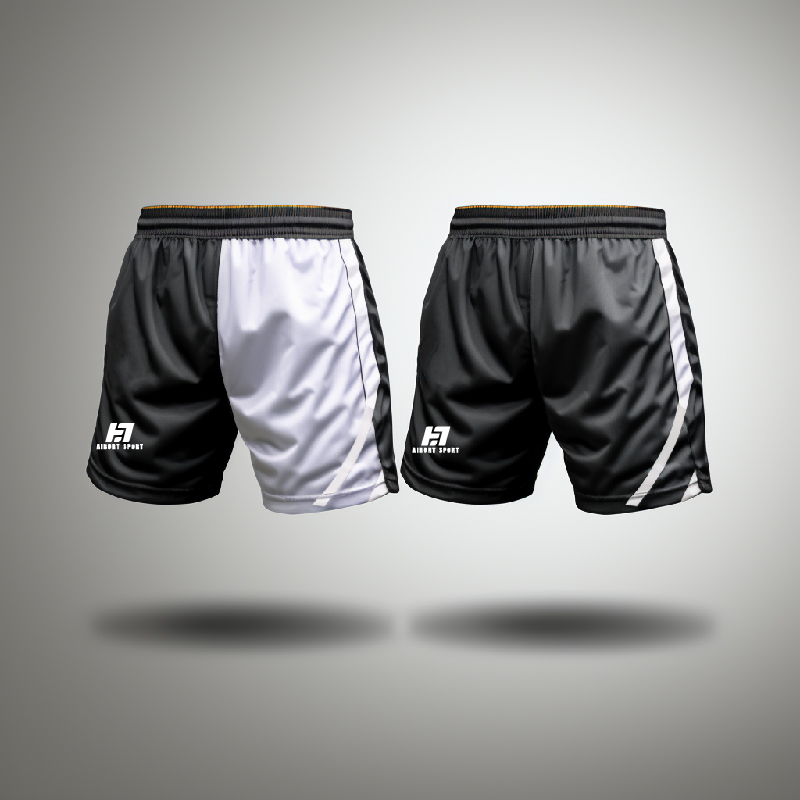 Aibort Bejgħ bl-ingrossa Custom Kwalità Sublimazzjoni Stampata 100% Polyester Interlock Mesh Taħriġ Shorts Unisex/ 5