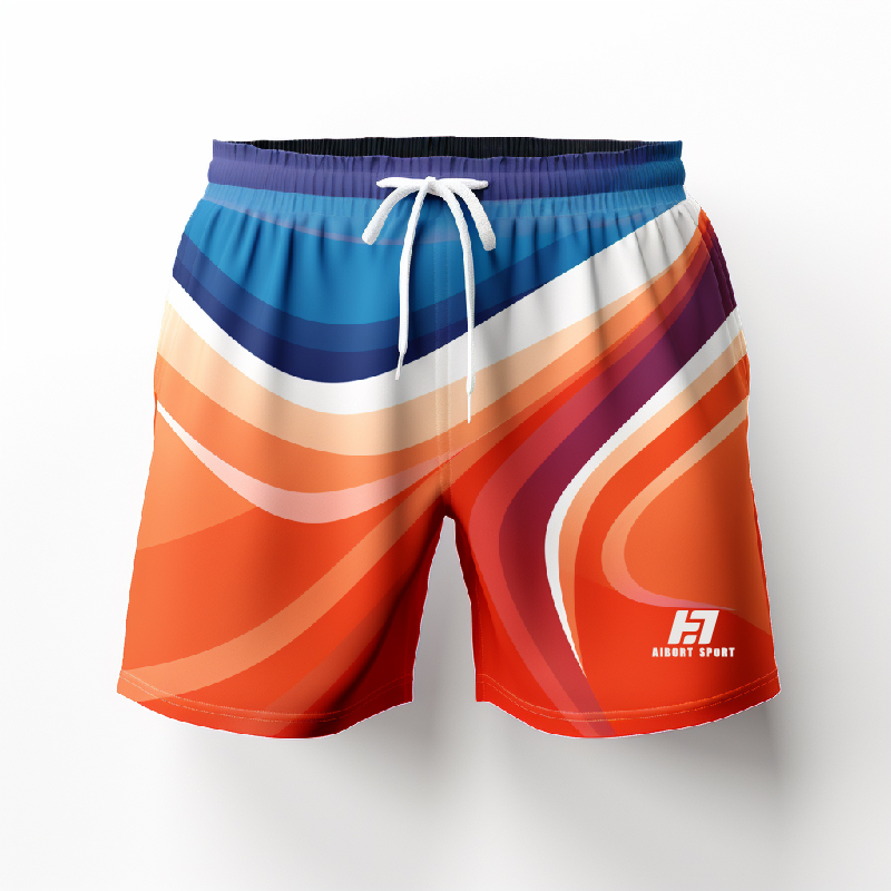 Aibort Engros Hurtigtørrende sublimering til mænds boardshorts Specialtrykte mænd svømmeshorts Badetøj Beachwear Let Casual 6