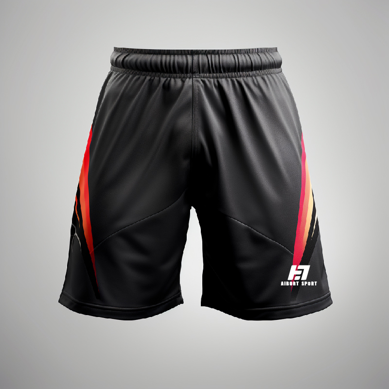 Aibort Bejgħ bl-ingrossa Custom Kwalità Sublimazzjoni Stampata 100% Polyester Interlock Mesh Taħriġ Shorts Unisex/ 2
