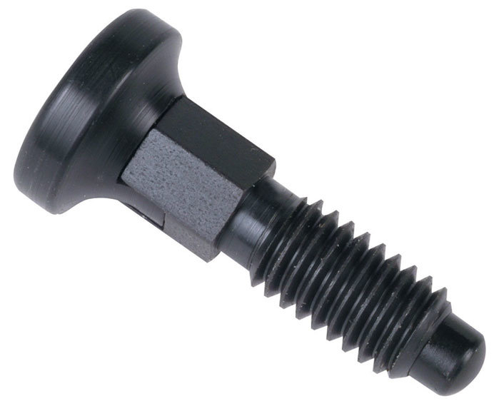 Black Anodized Spring Lock Pull Plunger Pin, Indexing Plunger 1