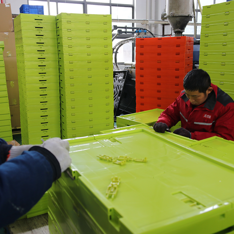 600-280 Contenitore pieghevole in plastica, scatola pieghevole e pieghevole per lo stoccaggio e lo spostamento 6