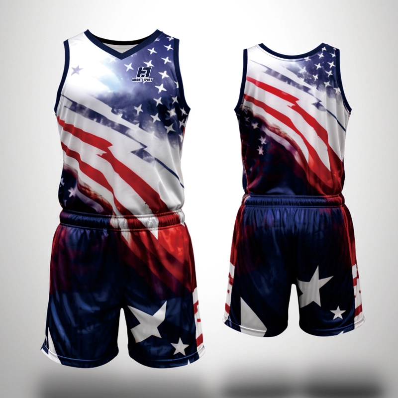 Aibort Custom Design Baskeball Jersey and shorts 1