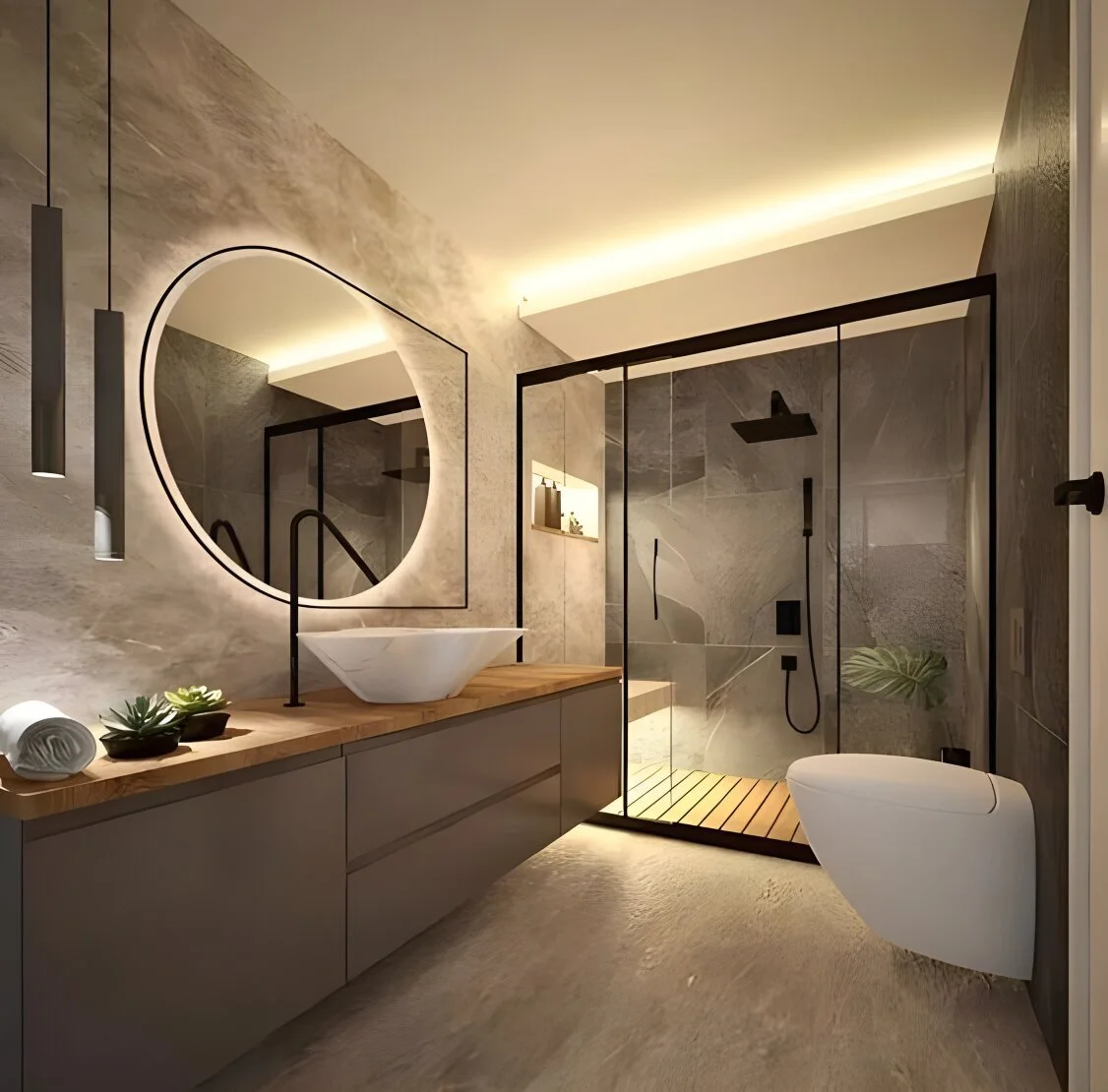 Modern Wall Hung Bathroom Vanity - Space-saving and Stylish 1