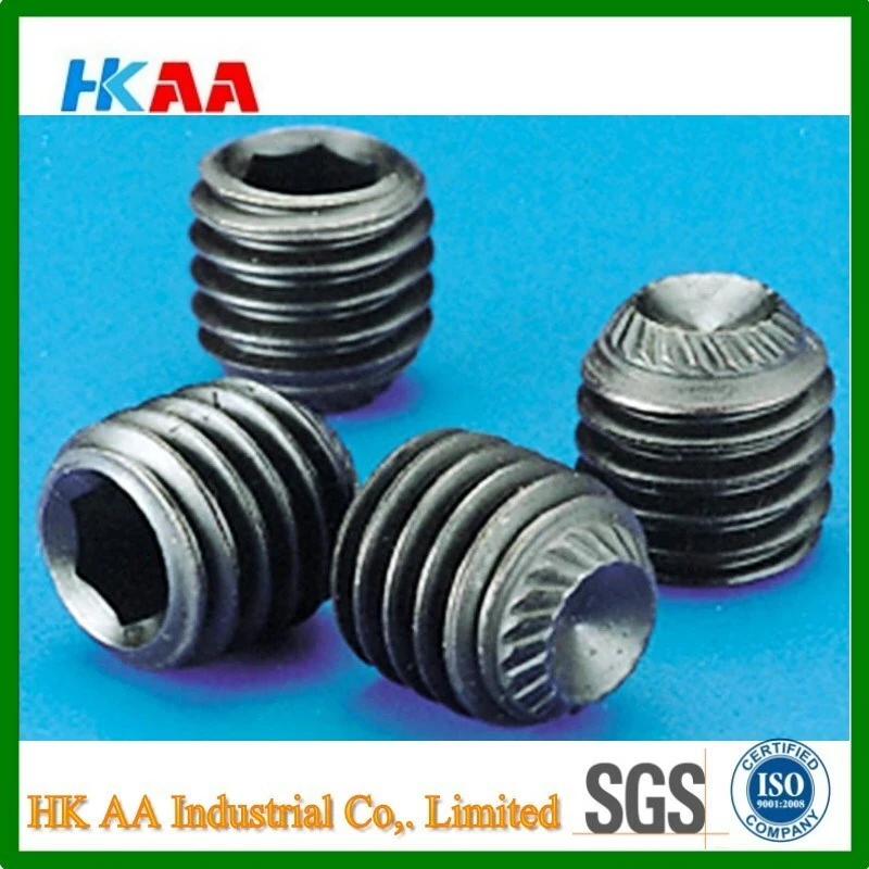 Knurled Cup Point Socket Set Screw (Grade-14.9-45H DIN916K) 1