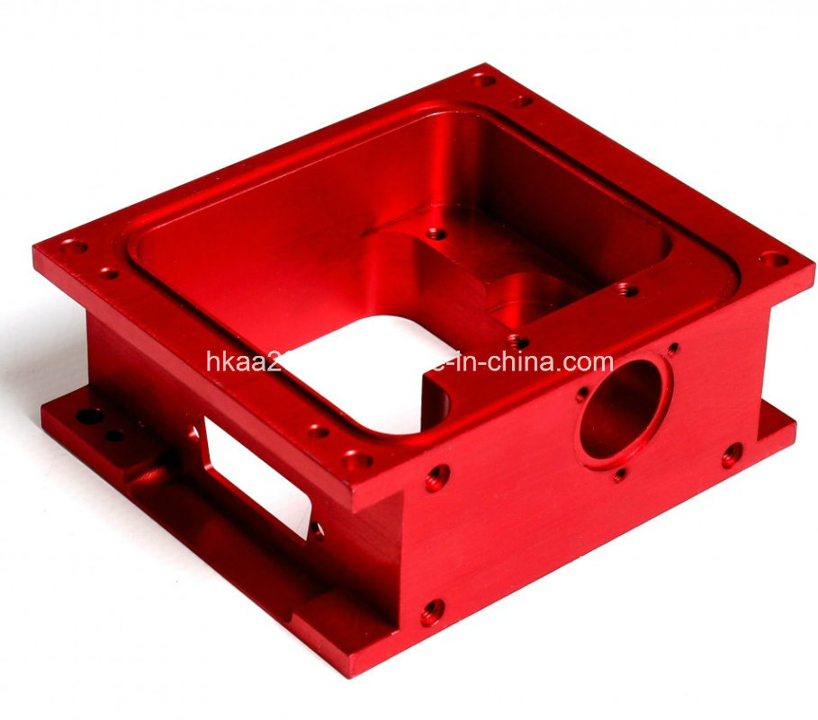 Precision Red Anodized Aluminum Electrical Enclosure Case 1