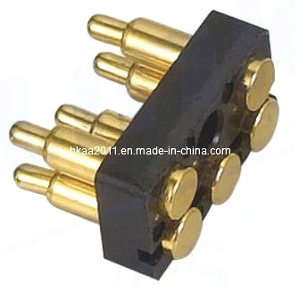 Brass Spring Pogo Pin Battery Connector, 6 Pin Connector Pogo Pin 1