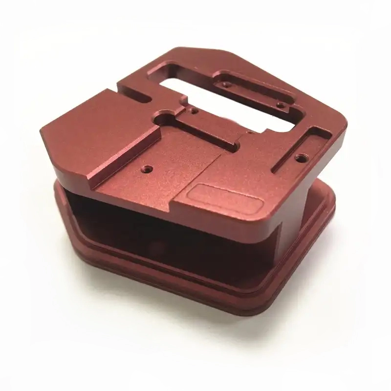 Precision oem cnc machined part hard anodized aluminum product 1