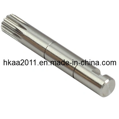 HKAACustom Machining Stainless Steel Transmisson Spur Gear Shaft 1