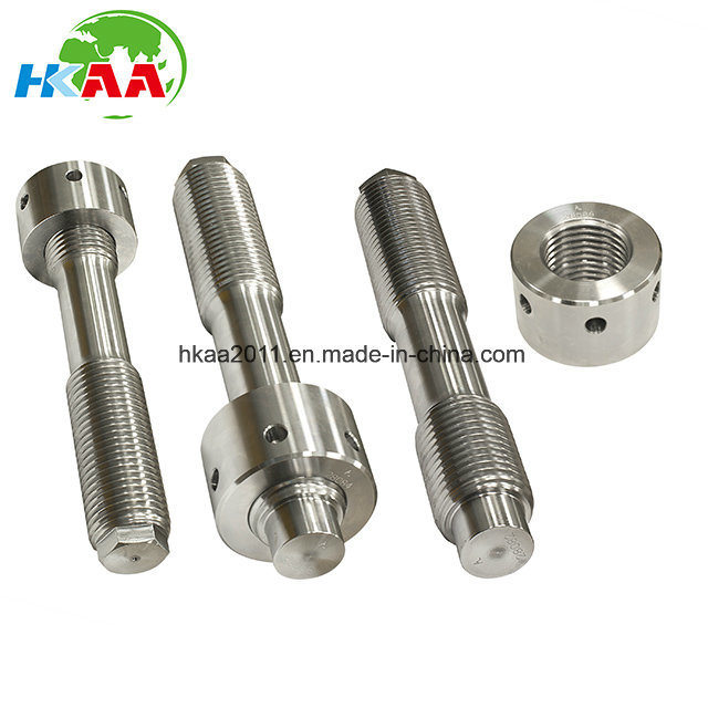 High Quality Custom Duplex Steel 2205 S32205 2507 S32750 Hardware Fastener Wooden Threaded Rod 4