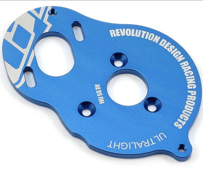 Custom Blue Anodized Aluminium Die Casting Heat Sink Motorplate 1