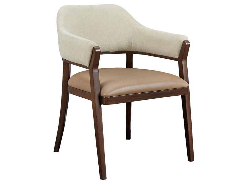 Sizzling And Aesthetic Metal Wood Grain Armchair YW5721 Yumeya 1