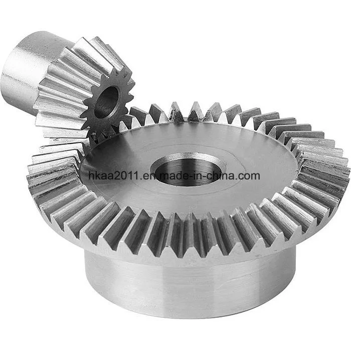 Custom CNC Steel Straight Bevel Gear, Spiral Bevel Gear Assembly 1