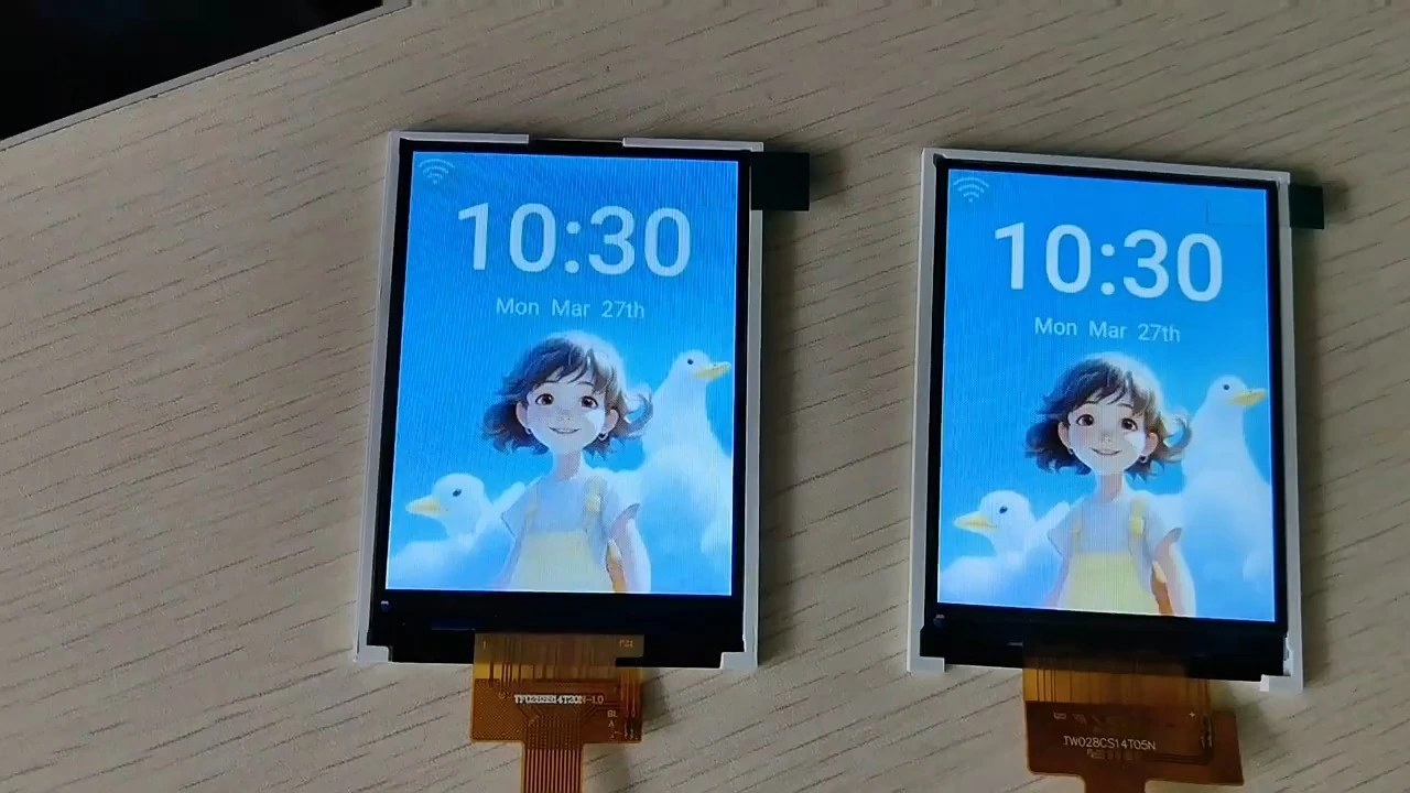 TOPWIN 2.8''TFT'LCD display 240x320 IPS with driver IC ILI9340X MCU 1