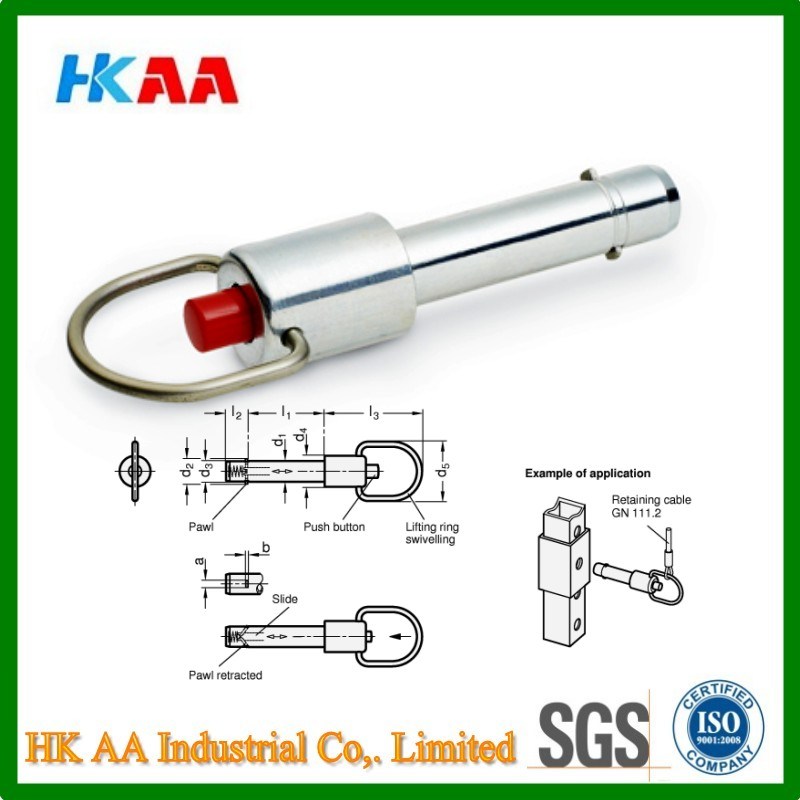 Locking Pins with Axial Lock Steel 2