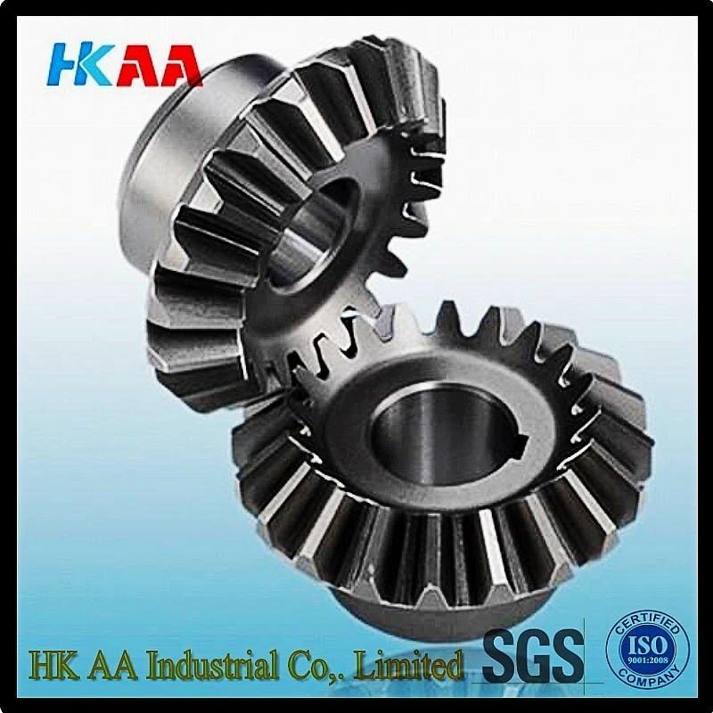 Custom Machining Helical Bevel Gear, Mini Steel Helical Bevel Gear 1