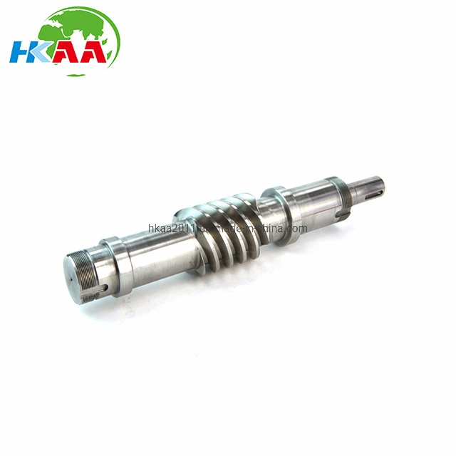 Precision CNC Machining Steel Worm Drive Shafts for The Aerospace 1