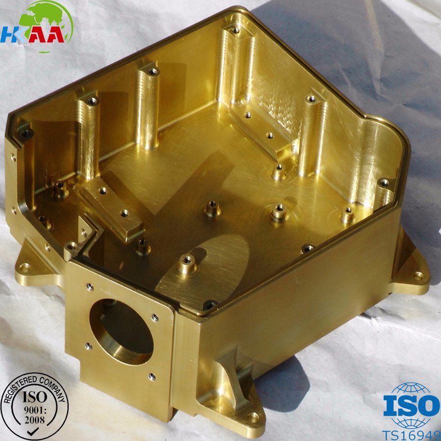 Customized 5 Axis CNC Milling Brass Electrical Motor Housing