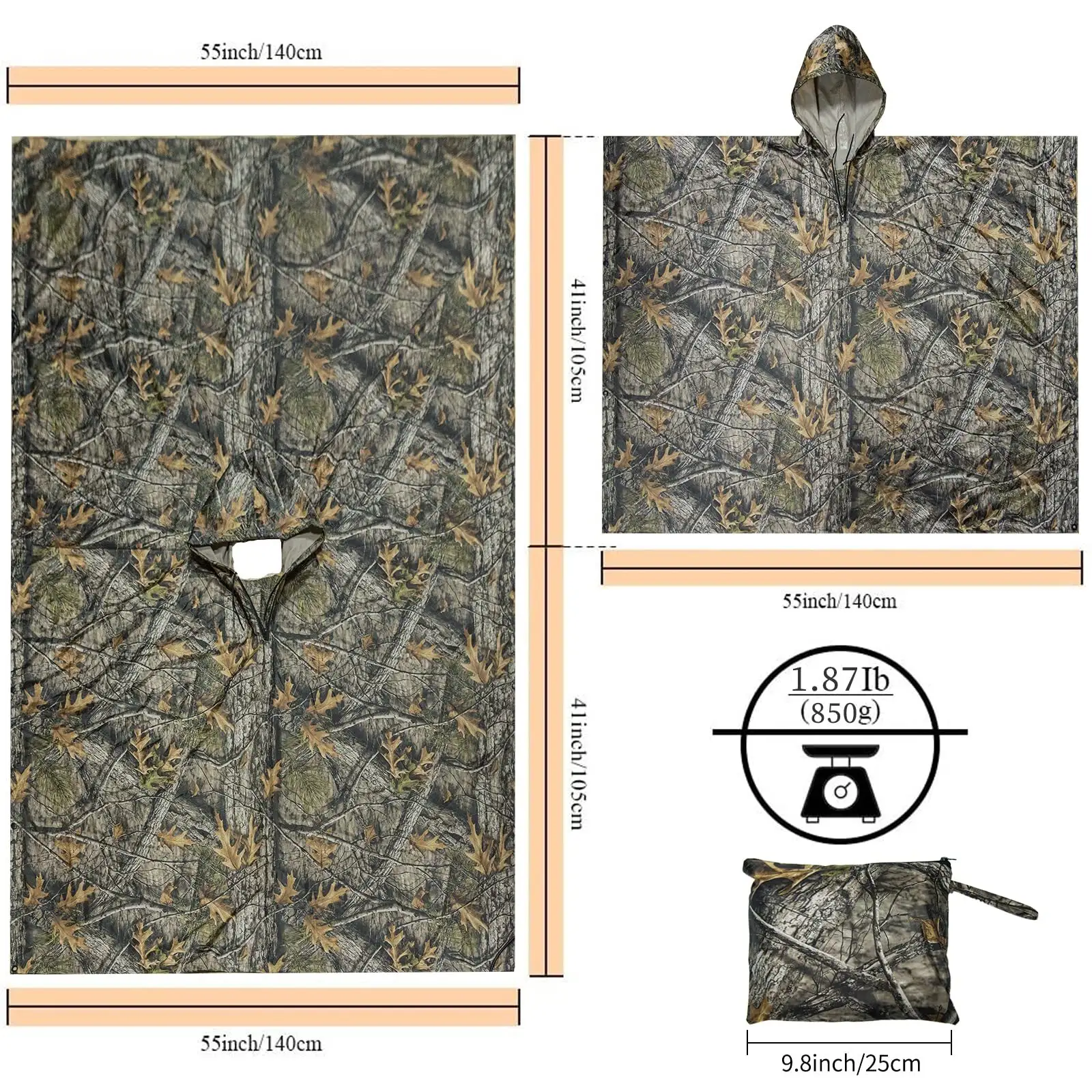 Custom Camouflage Waterproof Suit Loogu 4