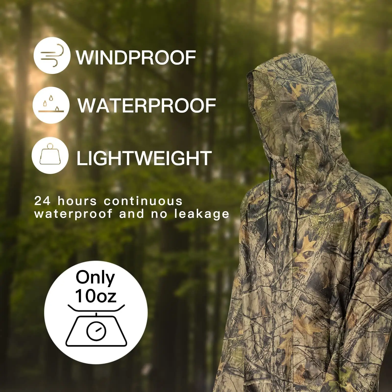 Wholesale Camo Rain Gear for Men Loogu Brand 3