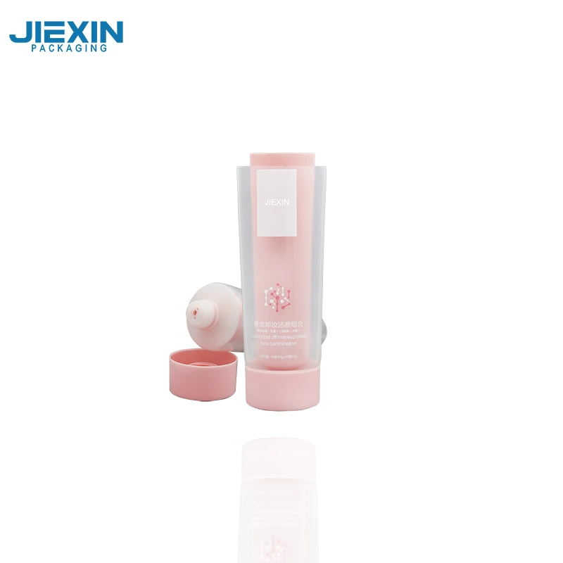 Tube double couche D45 avec bouchon à vis pour un visage propre et démaquillé 1