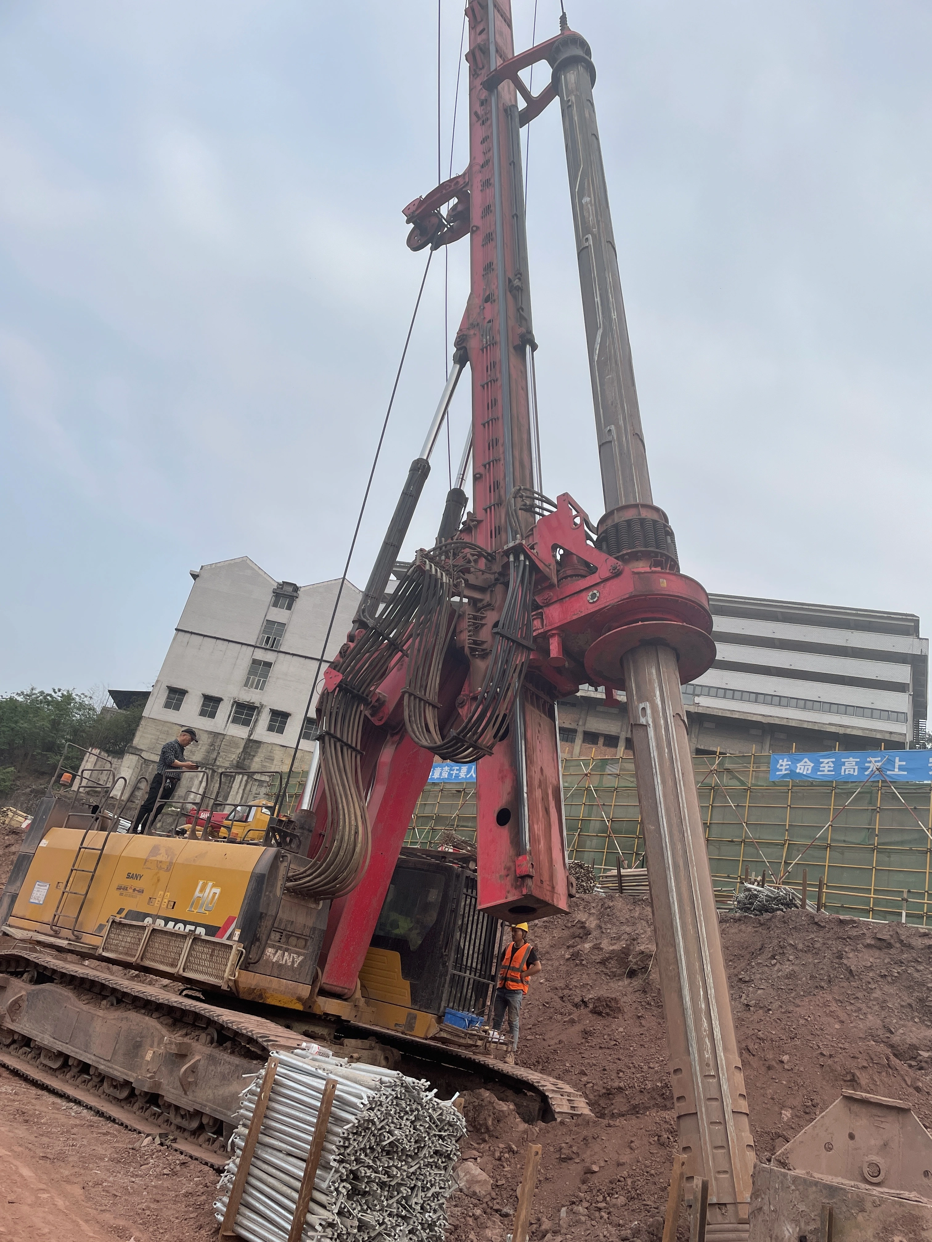 Máy đóng cọc đáng tin cậy để bán cho bể cá 1