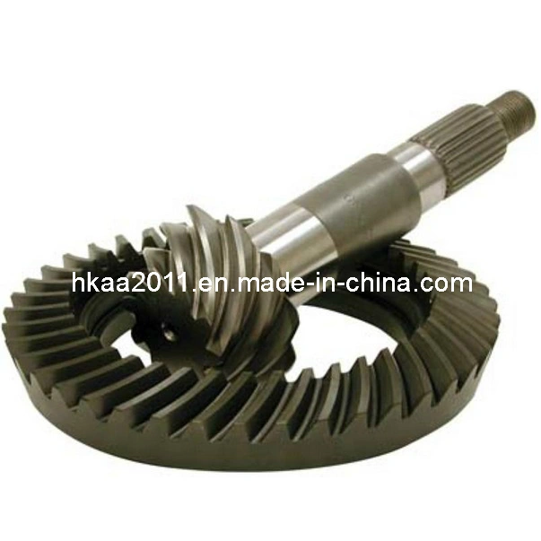 Custom Crown Steel Wheel Small Spiral Bevel Gear, Helix Gear 1