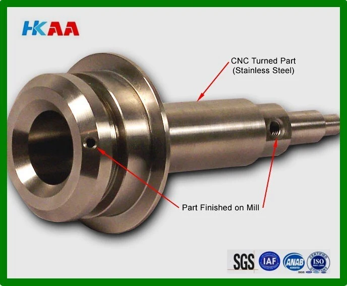 Chromium Nickel Stainless Steel CNC Turned Part 1