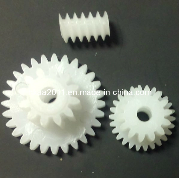 Small Toy Plastic Micro Nylon Injection Worm Wheel Gear Manufacturer 1