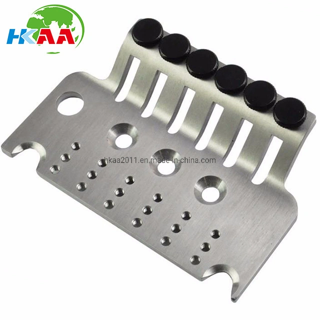 CNC Machined High Precision Titanium Tremolo Base Plate for Guitar 1