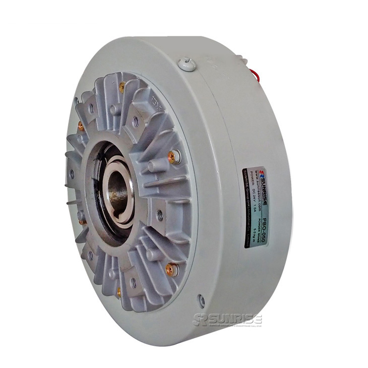 Stable torque through shaft type PBO magnetic powder brake 6