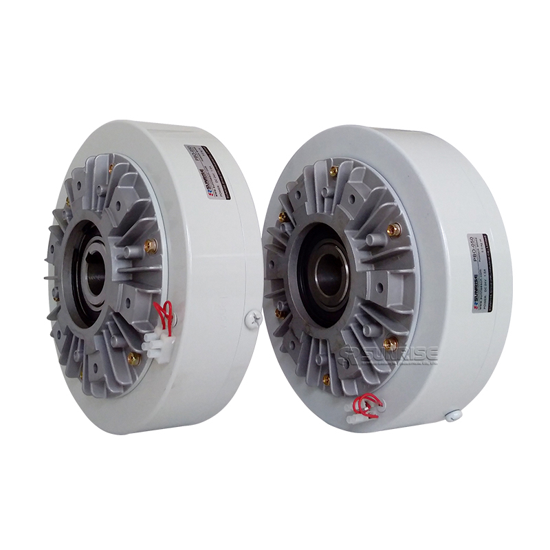 Stable torque through shaft type PBO magnetic powder brake 4