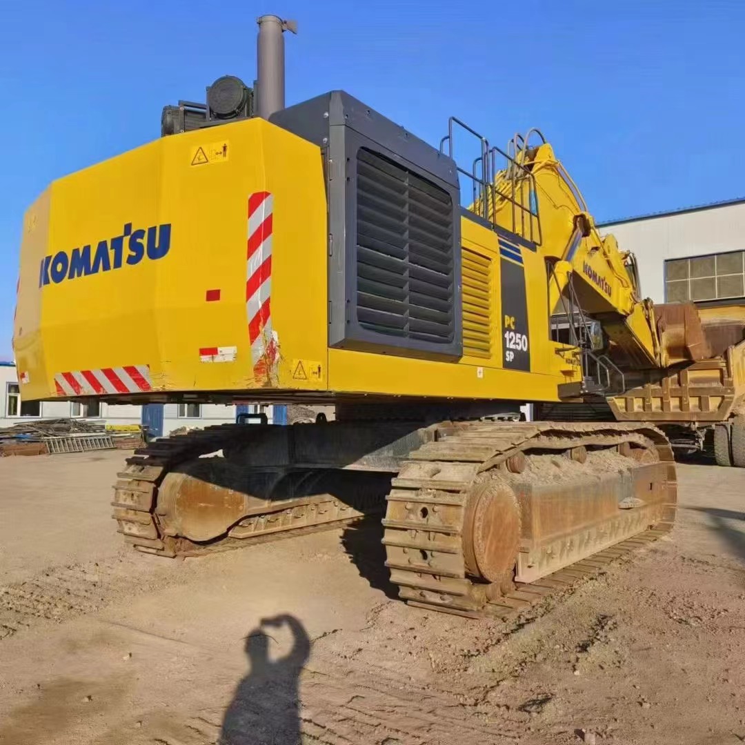 Maquinaria de construcción usada Excavadora pesada PC1250 para equipos de construcción KOMATSU 7