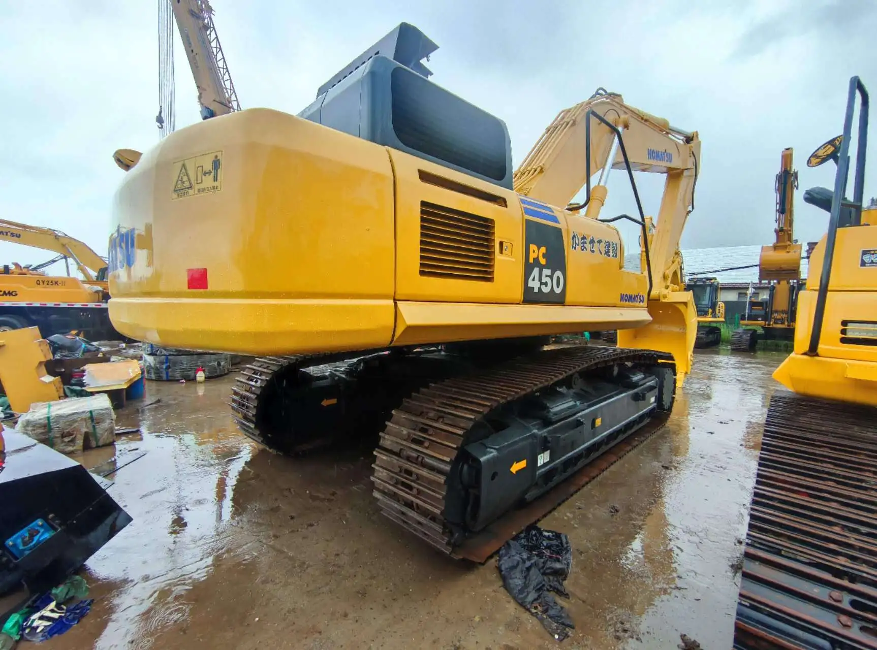 Origine Japon a utilisé l'excavatrice Komatsu PC450-8 Machine de construction lourde Komatsu PC450 excavatrice de 45 tonnes à vendre 1