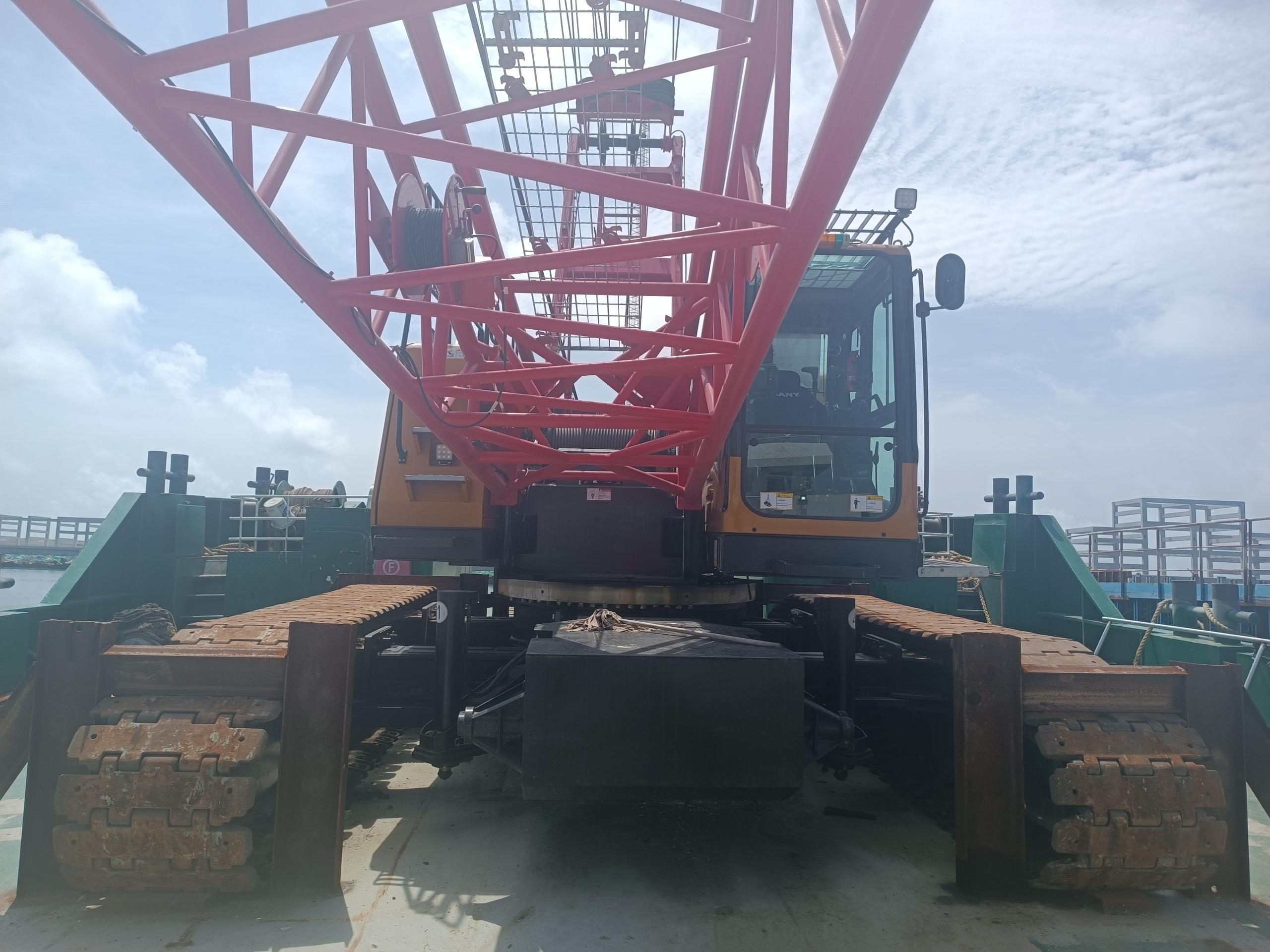China Top Brand Crawler Crane Jual Panas Tipe 85T Dengan Harga Pabrik Crawler Crane crawler crane 85 ton SCC850A 5