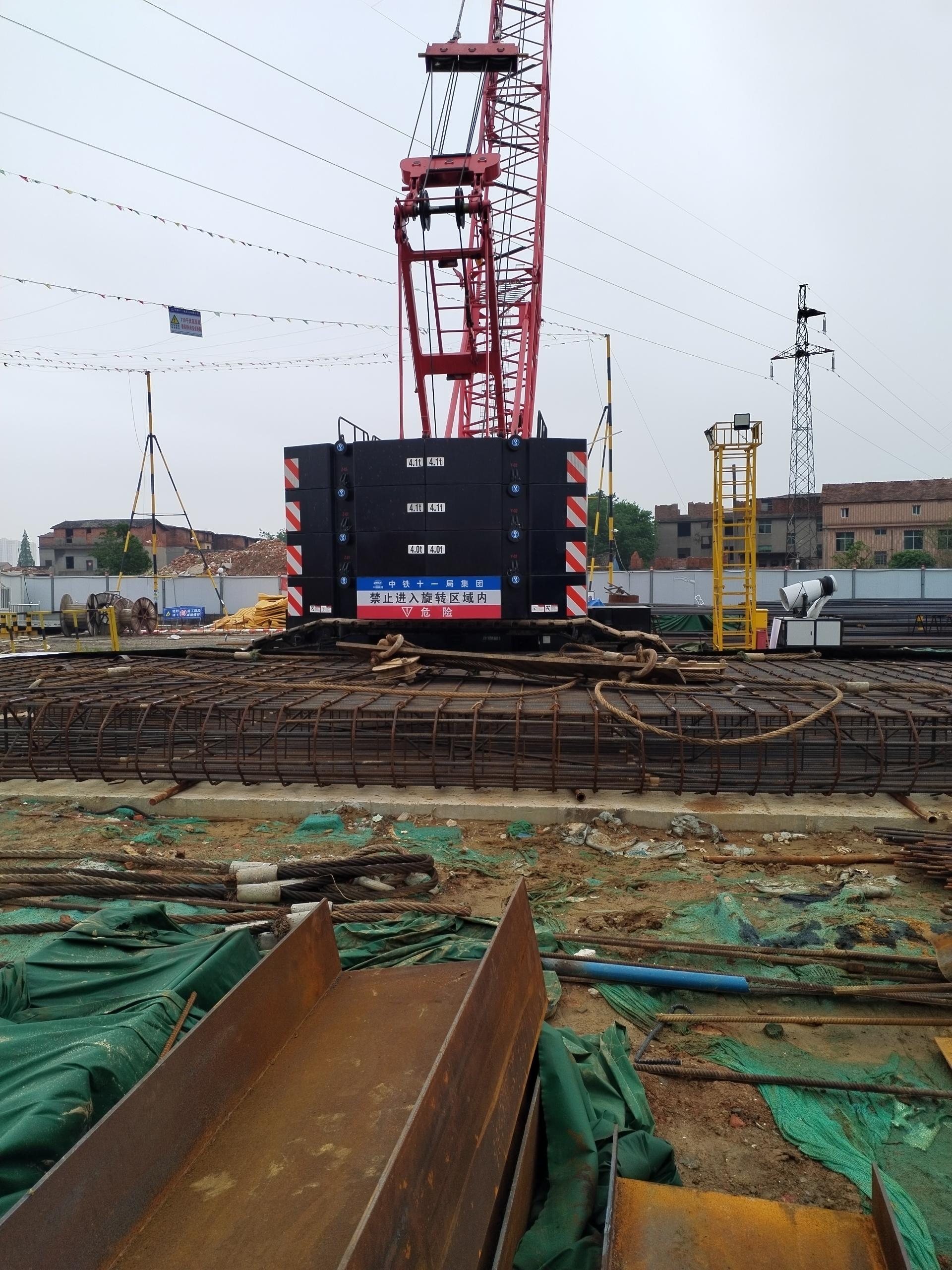 100ton Sany Digunakan crawler crane SCC1000C menggunakan Sany crawler crane 100TON untuk dijual 5