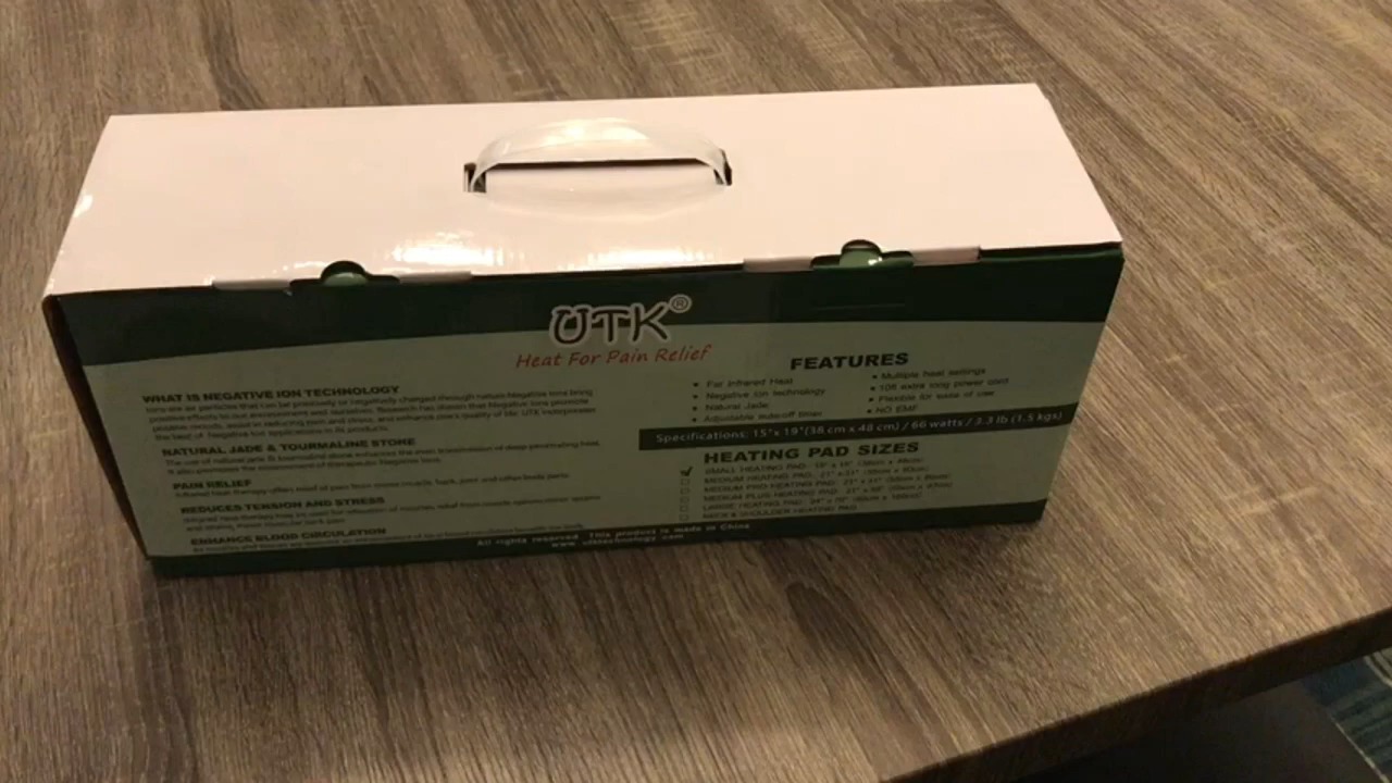 Faites l'expérience d'un confort suprême : dévoilement du coussin chauffant UTK AC Spro avec le sceau d'approbation de Vlogger !