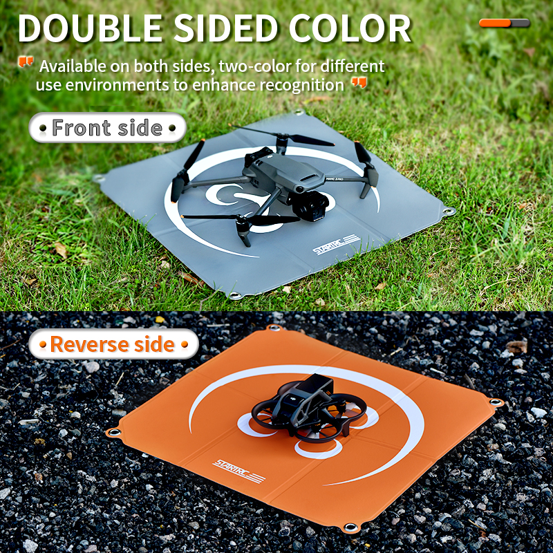 STARTRC 55cm Landing Pad for DJI or Autel Drones（Orange & Gray） 3